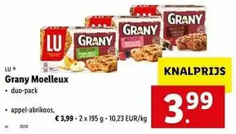 Grany moelleux appel-abrikoos