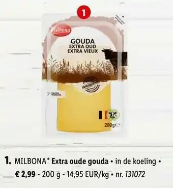Lidl Extra oude gouda aanbieding