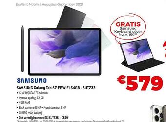 Exellent Samsung Galaxy Tab S7 Fe Wifi 64gb - Sut733 aanbieding