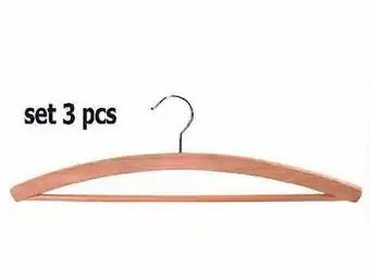 Multi bazar Lingeriehanger X3 Hout aanbieding
