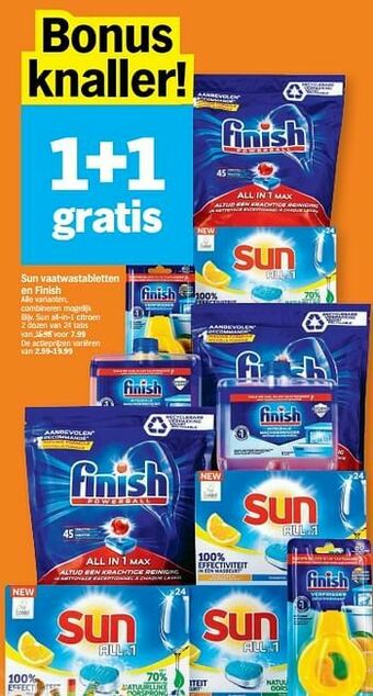 Albert Heijn Sun all-in-1 citroen aanbieding