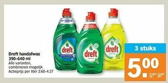 Albert Heijn Dreft handafwas aanbieding