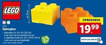 Lidl Opbergbox aanbieding