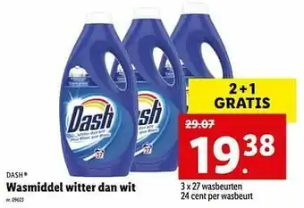 Lidl Wasmiddel witter dan wit aanbieding
