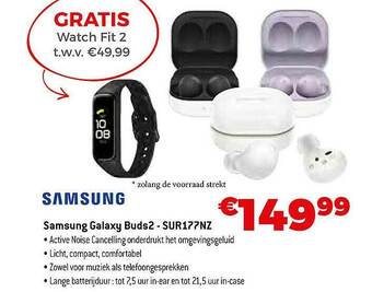Exellent Samsung Galaxy Buds2 - Sur177nz aanbieding