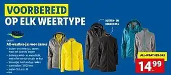 Lidl All-weather-jas voor dames aanbieding