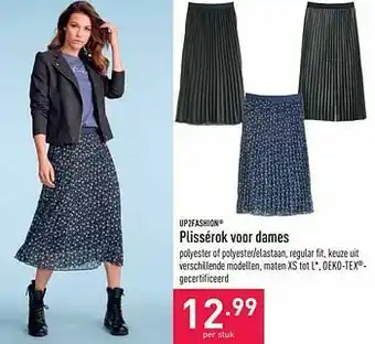 ALDI Plissérok voor dames aanbieding