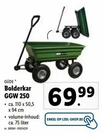 Bolderkar ggw 250