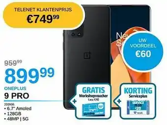 AUVA Oneplus 9 pro aanbieding