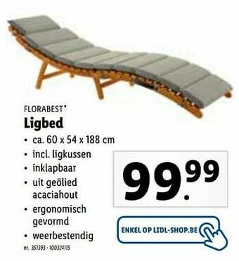 Lidl Ligbed aanbieding