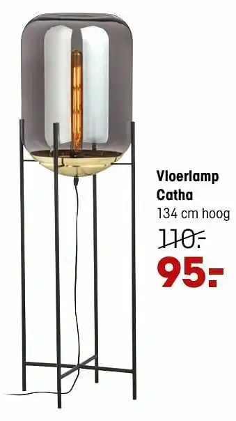 Kwantum Vloerlamp catha aanbieding