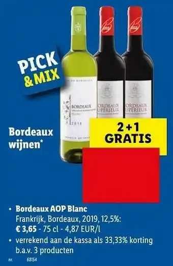 Bordeaux aop blanc frankrijk, bordeaux