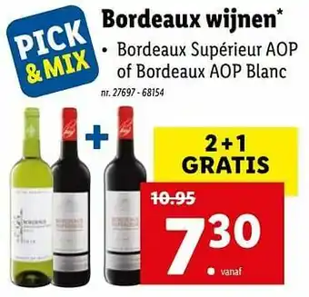 Lidl Bordeaux wijnen aanbieding