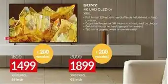 Selexion Sony 55 inch4k uhd oled-tv x90l aanbieding