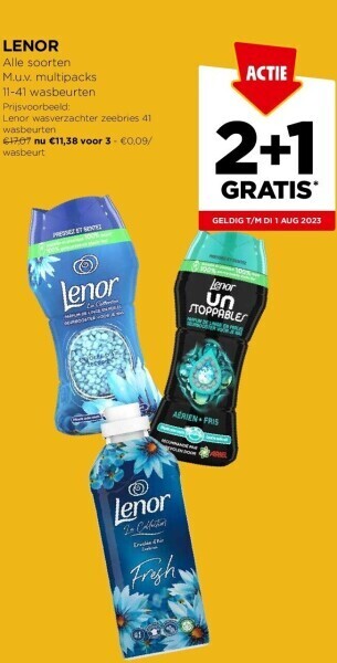 Jumbo Lenor aanbieding