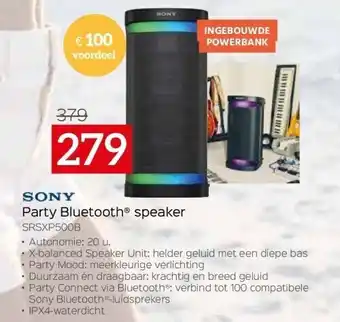 Party bluetooth® speaker