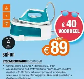 Expert Stoomgenerator bris1013gr aanbieding