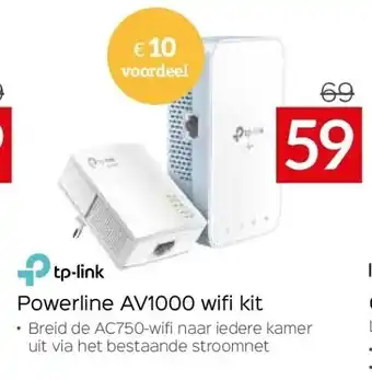 Selexion Powerline av1000 wifi kit aanbieding