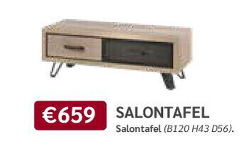 Crack Salontafel aanbieding