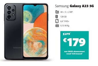 Base Samsung galaxy a23 5g aanbieding
