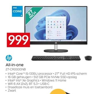 Selexion Hp all-in-one 27-cr0000nb aanbieding