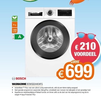 Expert Wasmachine bowgg04404fg aanbieding