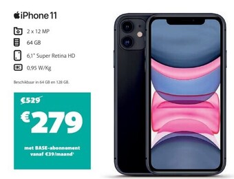 Base Iphone 11 aanbieding