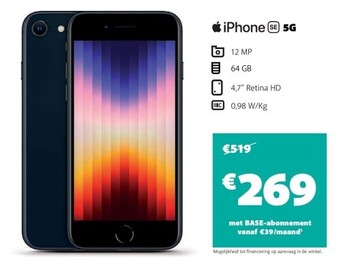 Base Iphone 5g aanbieding