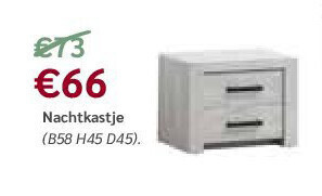 Crack Nachtkastje aanbieding