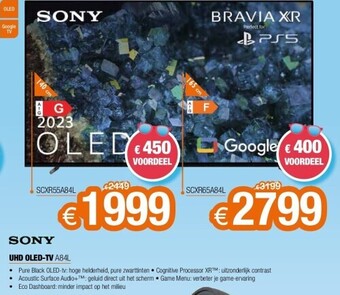 Expert Sony uhd oled-tv a84l aanbieding
