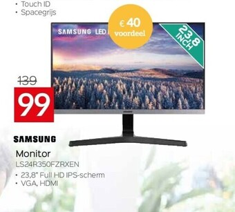 Selexion Samsung monitor ls24r350fzrxen aanbieding