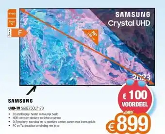 Expert Samsung uhd-tv sgue75cu7170 aanbieding