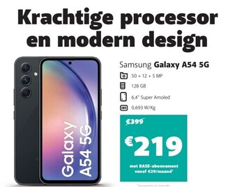 Base Samsung galaxy a54 5g aanbieding