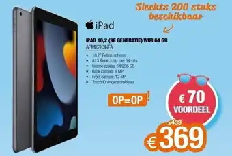 Expert Ipad 10,2 (9e generatie) wifi 64 gb aanbieding