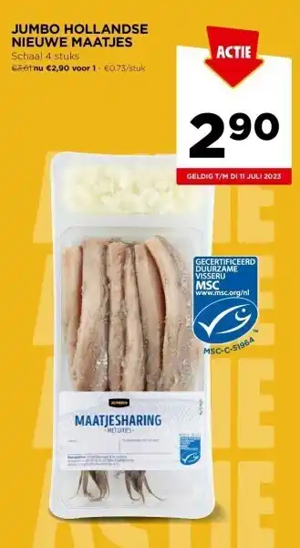 Jumbo Jumbo hollandse nieuwe maatjes aanbieding