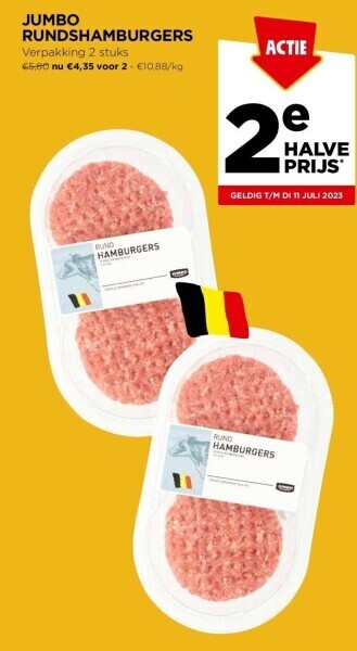 Jumbo rundshamburgers