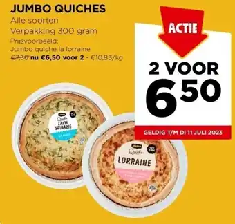 Jumbo quiches