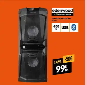 Electro Depot Speaker midisound aanbieding