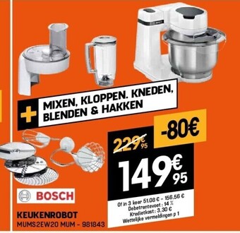 Electro Depot Keukenrobot aanbieding