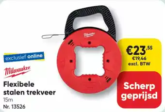 Toolstation Flexibele stalen trekveer 15 m aanbieding