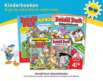 Boekenvoordeel Donald Duck Vakantieboeken aanbieding