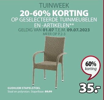 Gudhjem stapelstoel