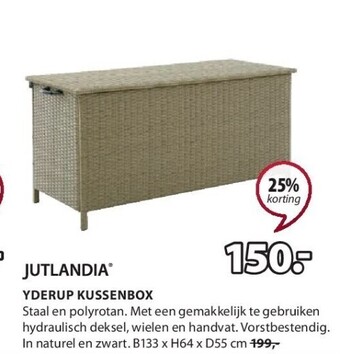 Jysk YDERUP COFFRE À COUSSINS aanbieding