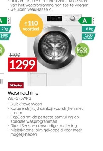 Selexion Wasmachine wef375wps aanbieding