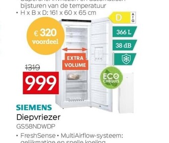 Diepvriezer gs58ndwdp