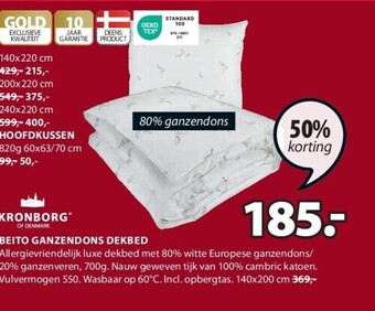 BEITO COUETTE EN DUVET D'OIE