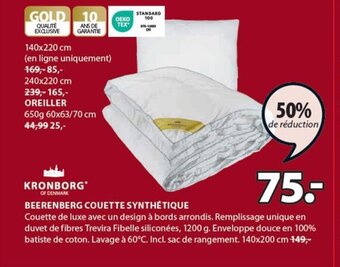 BEERENBERG COUETTE SYNTHÉTIQUE