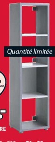 Jysk HALDAGER ÉTAGÈRE 4 tablettes 138 x H147 x P35 cm aanbieding