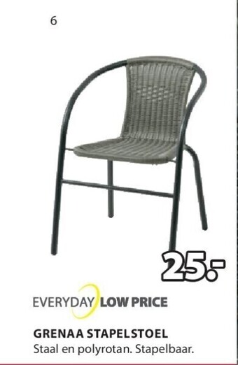 GRENAA CHAISE EMPILABLE