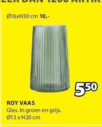 Jysk ROY VASE aanbieding